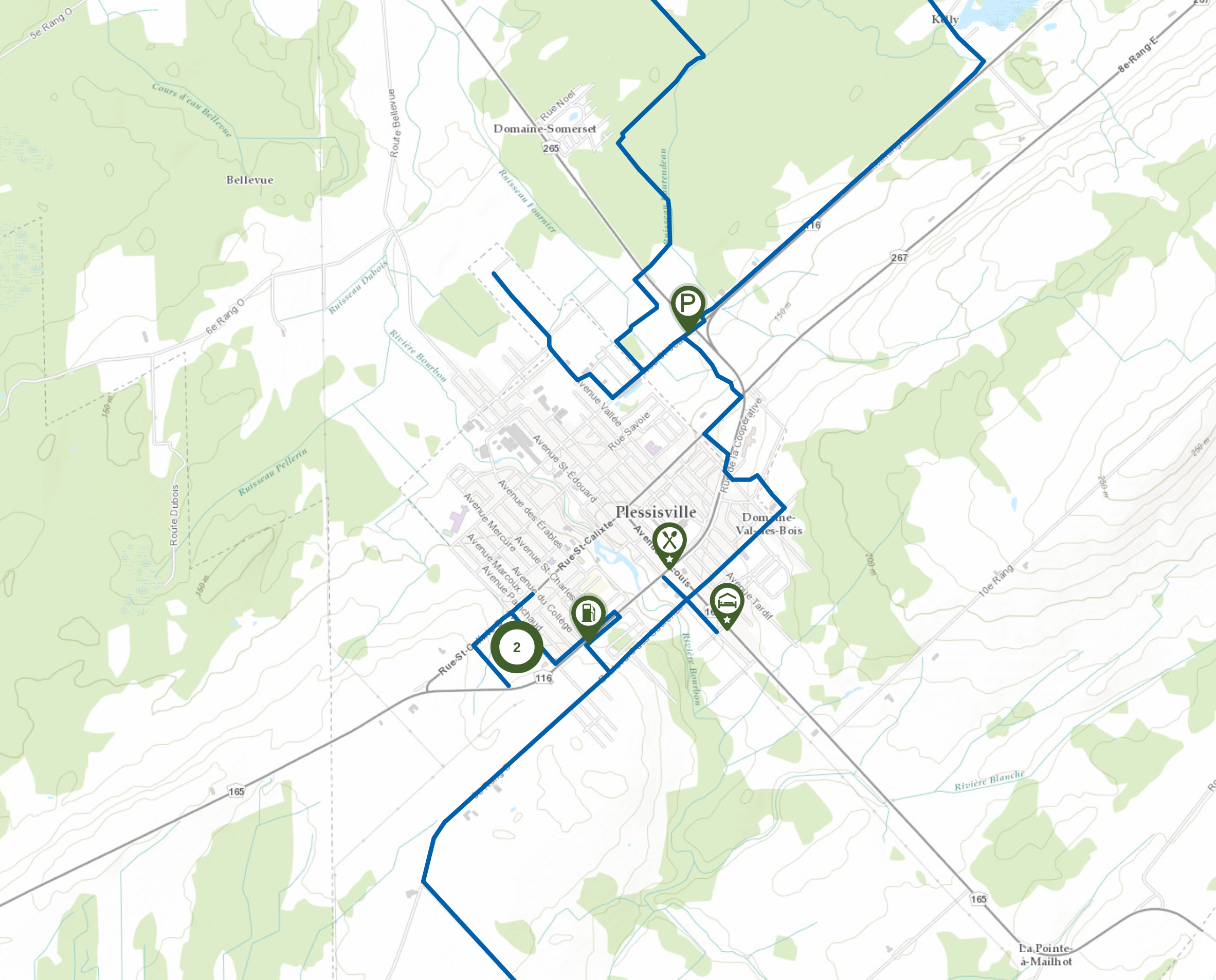 Carte et sentiers VTT Motoneige FQCQ